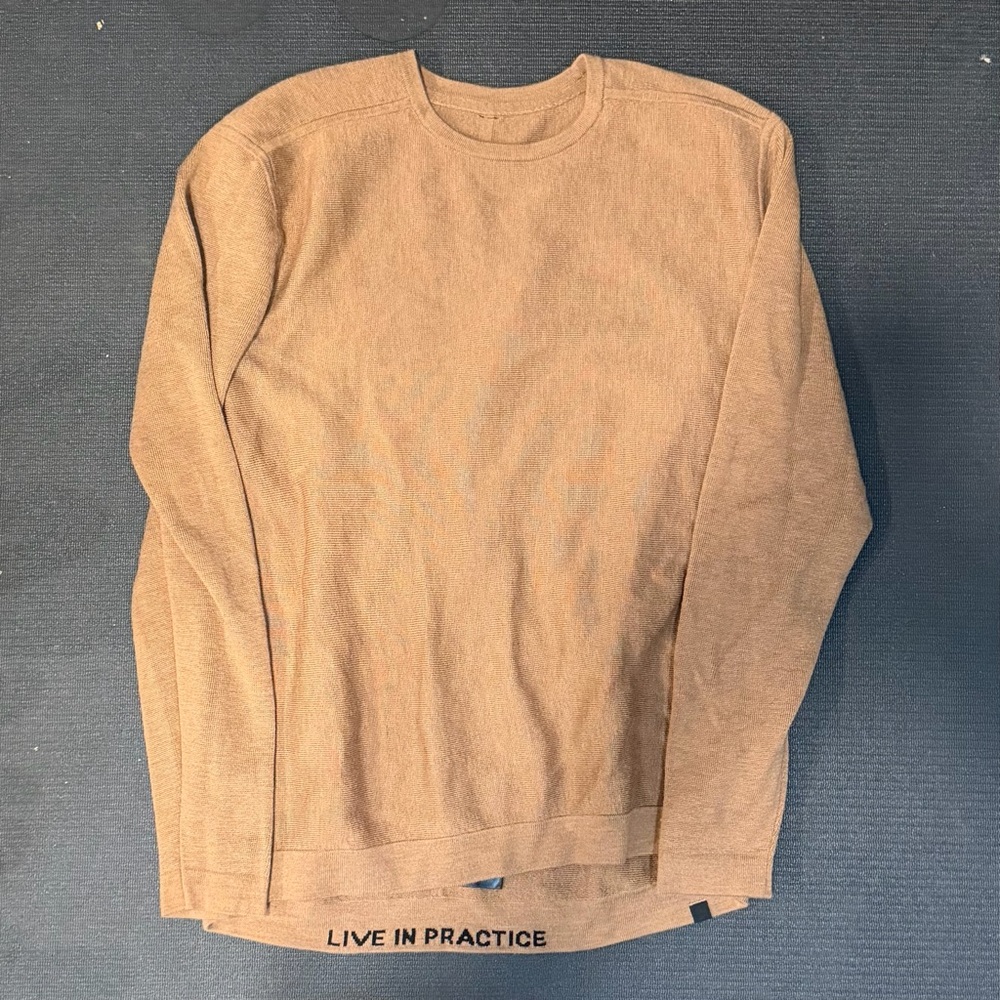 lululemon athletica Tan Crewneck Sweater